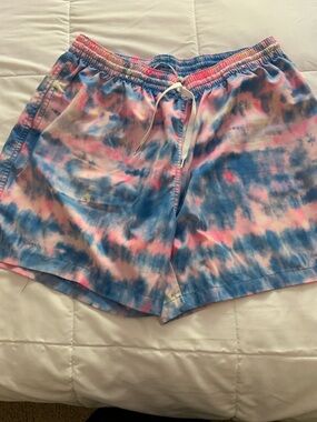 Chubbies blue & pink swim trunks. Men XL